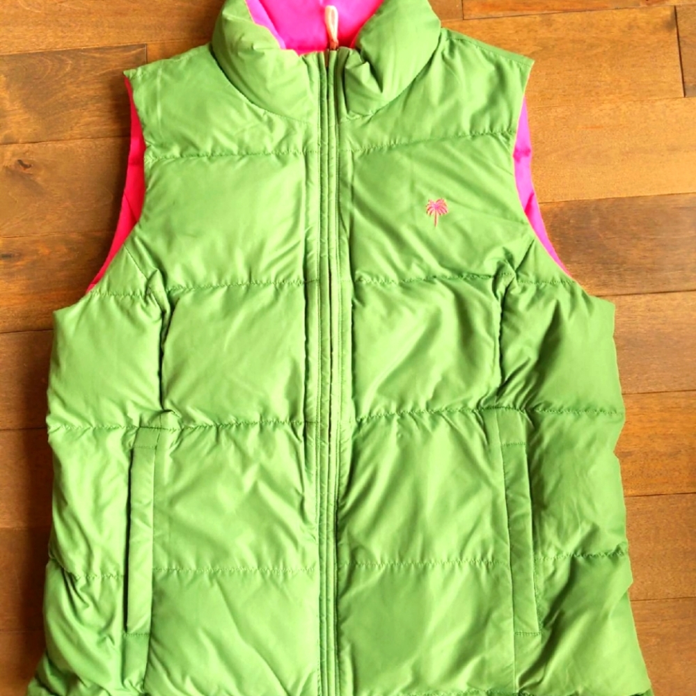 Lilly Pulitzer reversible puffer best